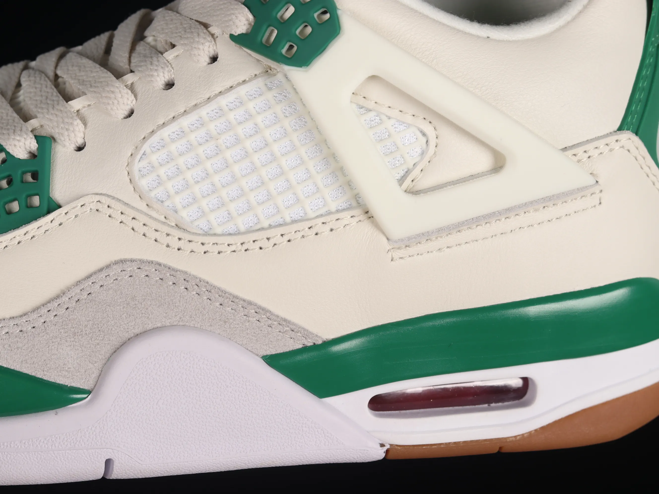 All categories Air Jordan Jordan series basketball shoes Air Jordan 4 Nk SB x Air Jordan 4 "Pine Green" AJ4 Joe 4 joint white green DR5415-103